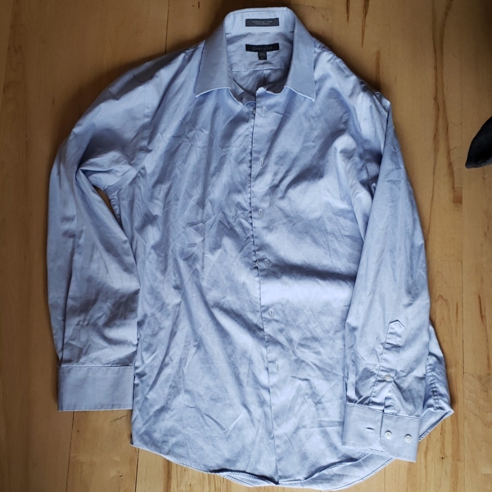 Blue elegant dress shirt Nordstrom